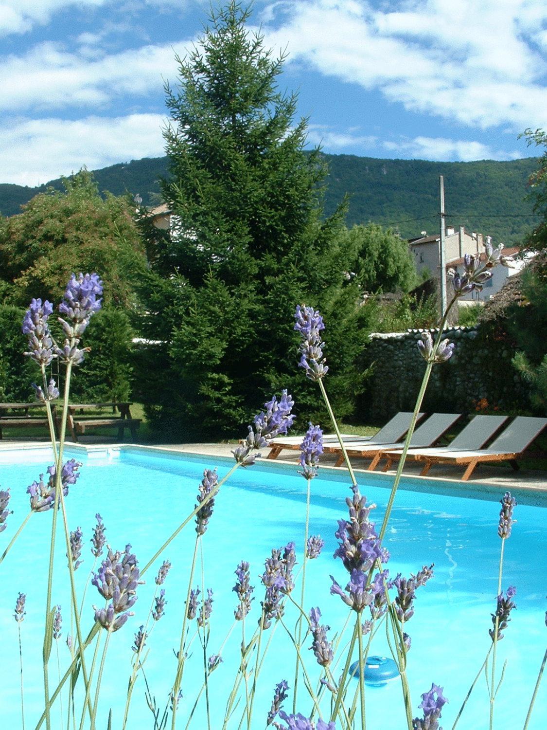 Logis Hotel Restaurant Le Castel Fleuri Saint-Jean-en-Royans Zewnętrze zdjęcie