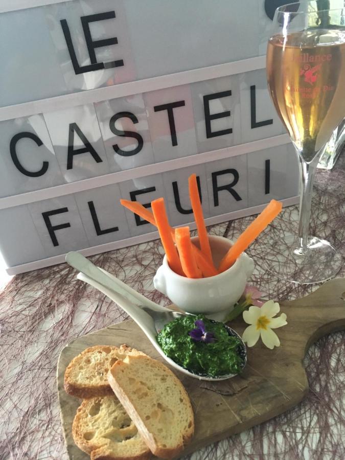 Logis Hotel Restaurant Le Castel Fleuri Saint-Jean-en-Royans Zewnętrze zdjęcie